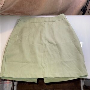 Light Green Mini Skirt